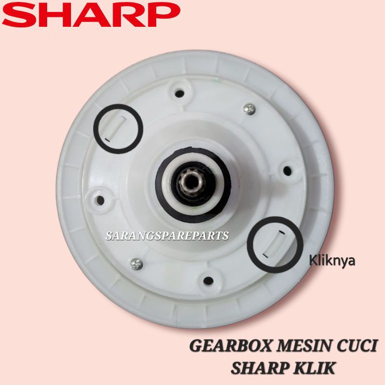 8.8 Promo Brand GEARBOX MESIN CUCI SHARP KLIK ORIGINAL / GIRBOK MESIN CUCI SHARP ORIGINAL KLIK