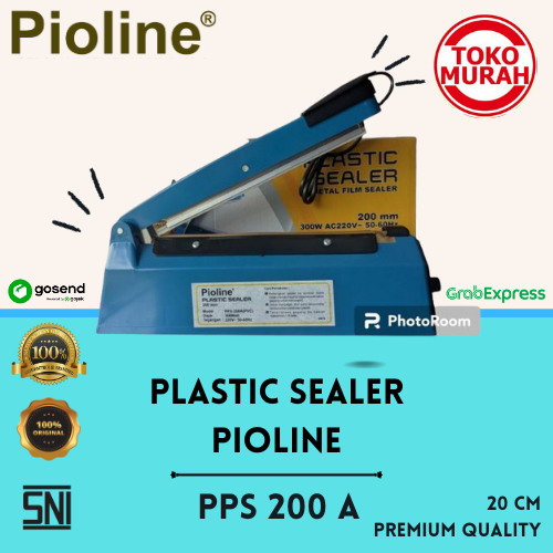 Plastic Sealer/Penyegel Plastik PIOLINE PPS 200A 20 CM Premium Quality