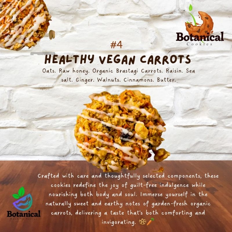 

Healthy Vegan Carrots Rolled Oats Cookies