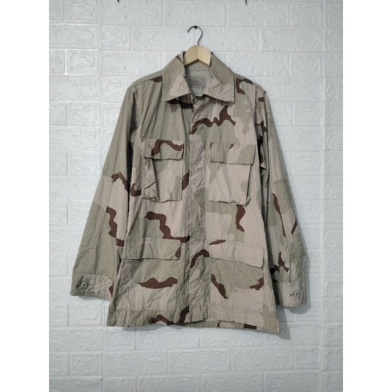bdu 3 colour us army , size small long ,ld 55 x P 76 cm