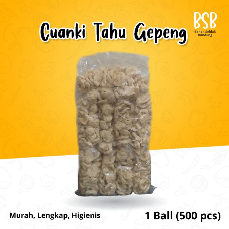 

CUANKI KOTAK (Ball) / Cuanki Tahu Gepeng / Batagor Kotak (Isi 500 pcs)