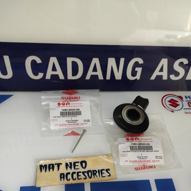 VACUM VAKUM KARBU ASSY + JARUM SKEP SATRIA FU OLD BARONG FU NEW 13501-25G10-000 & 13383-25G20-000 OR