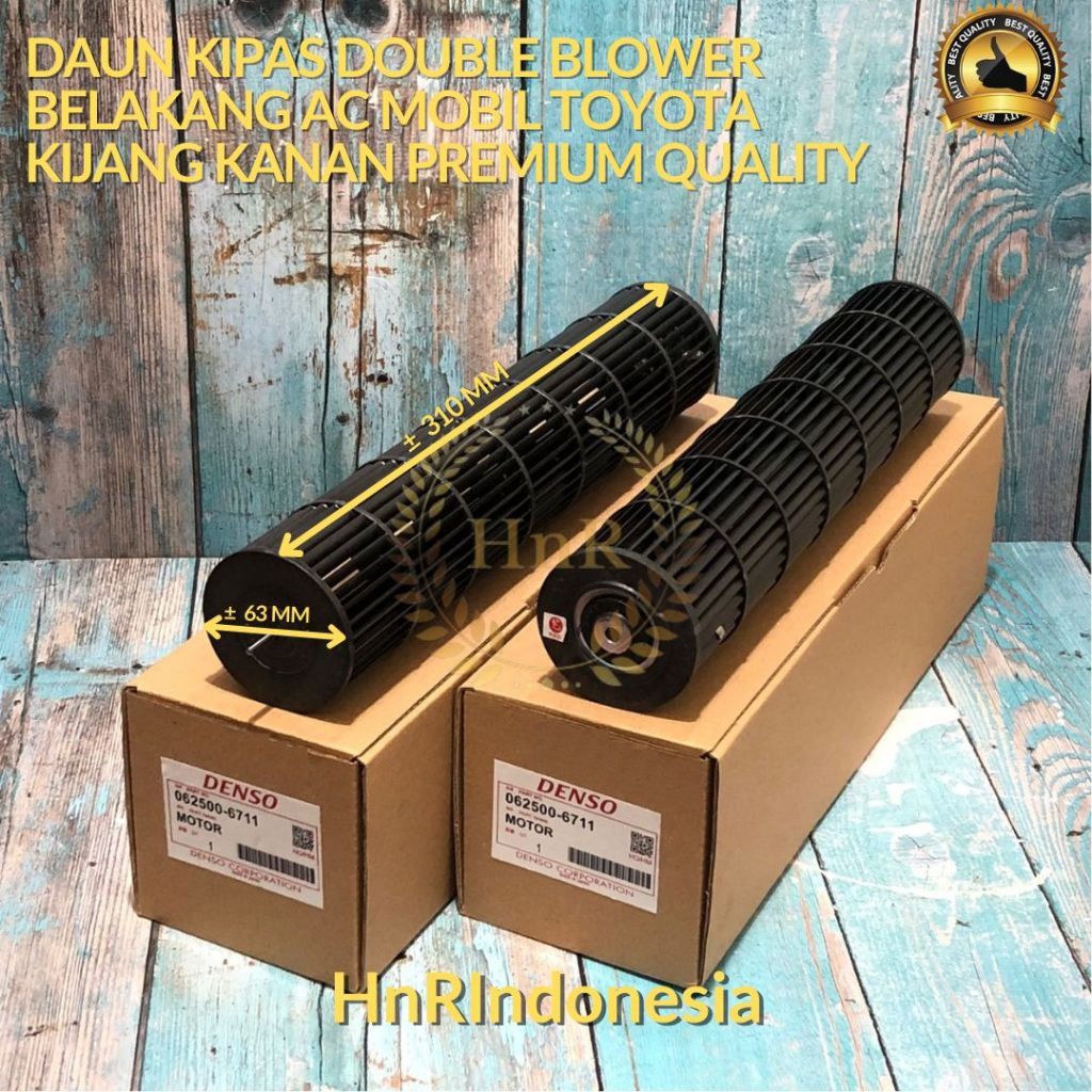 Daun Kipas Double Blower Belakang AC Mobil Toyota Kijang Kanan PREMIUM QUALITY