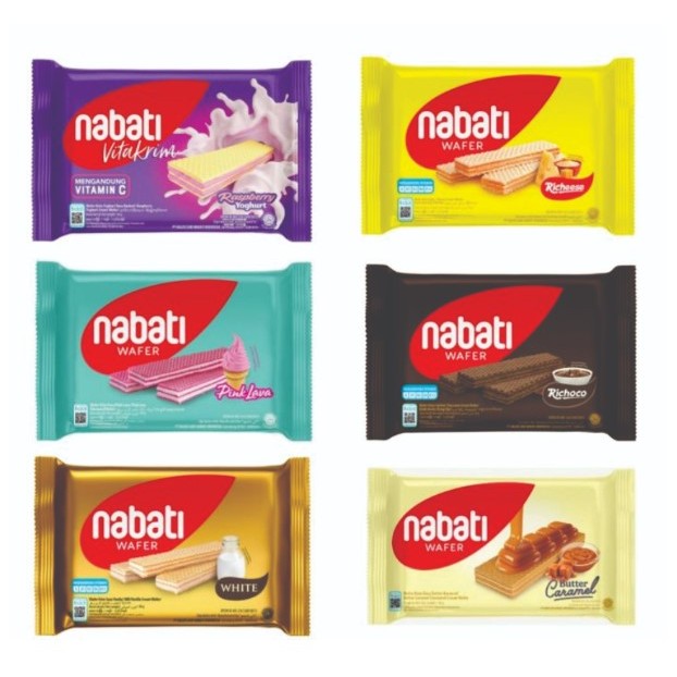 

Wafer Nabati 39g Jagung Ayam Coklat Keju Ciki Chiki Snack Jajanan Anak