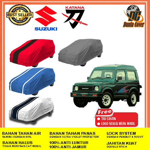 Cover Mobil Outdoor Waterproff Suzuki Katana/Jimny, Sarung Mobil Suzuki Katana/Jimny, Selimut Mobil 