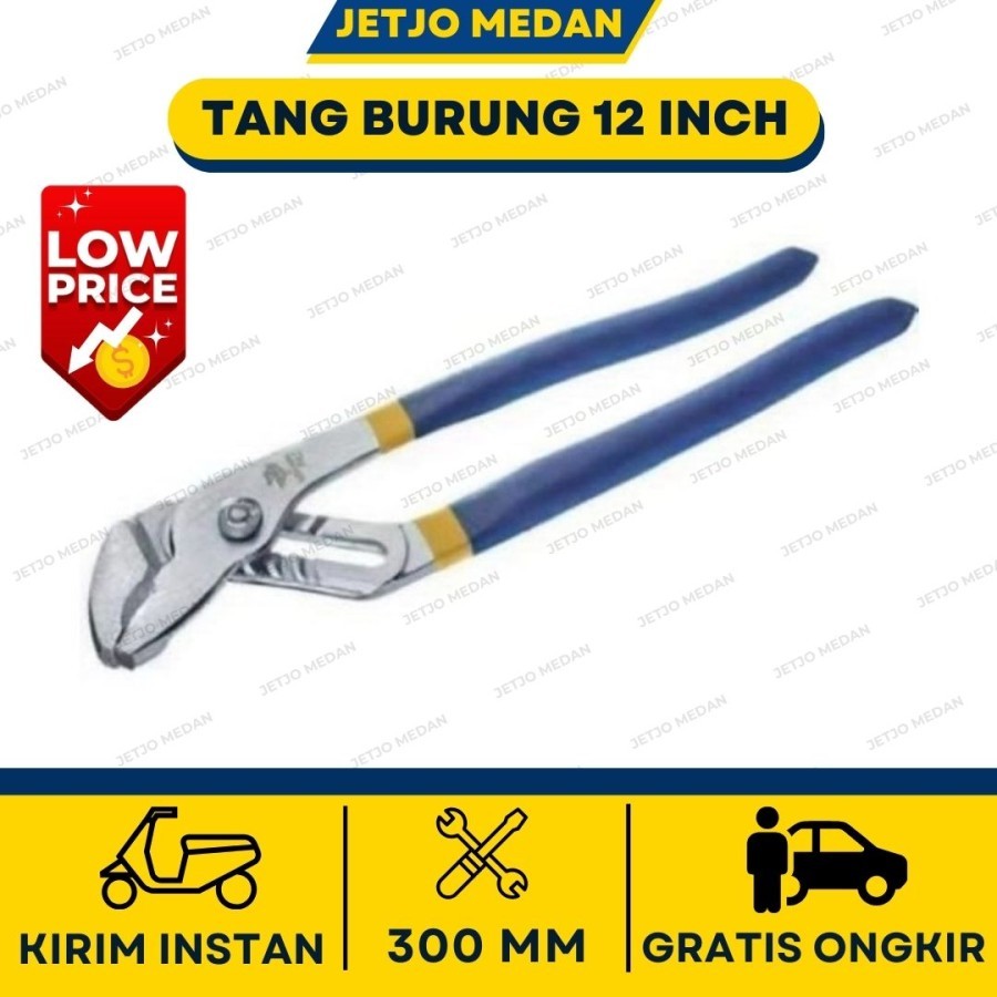 JETJO TANG AIR 12" (30 cm) TANG BURUNG WATER PUMP PLIERS LAKONI PRO