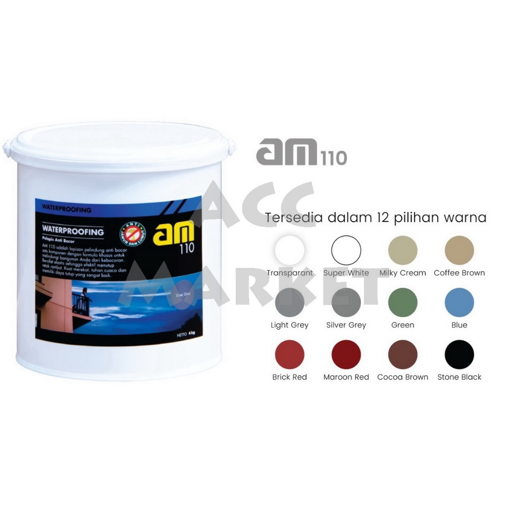 Cat Tembok Pelapis Anti Bocor Am 110 4kg Am110