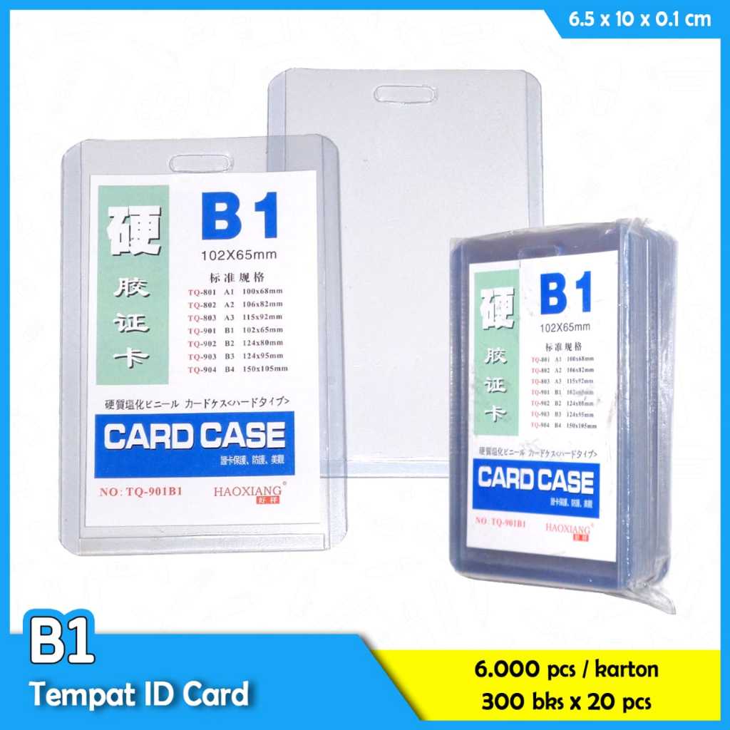 

Tempat ID Card Case Vertikal 1 Kotak Isi 20 Pcs - Wenmart Pusat Grosir Stationery