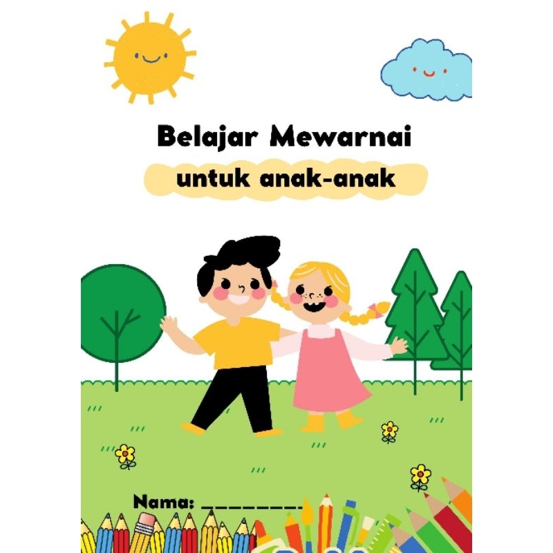 LEMBAR MEWARNAI / KERTAS GAMBAR / GAMBAR HEWAN