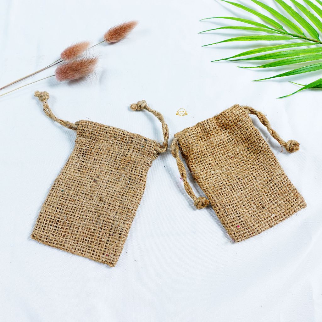 Kantong Goni - Pouch Goni Serut - Custom Souvenir Pernikahan