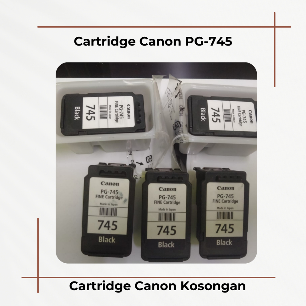 Cartridge PG 745 Black Kosongan