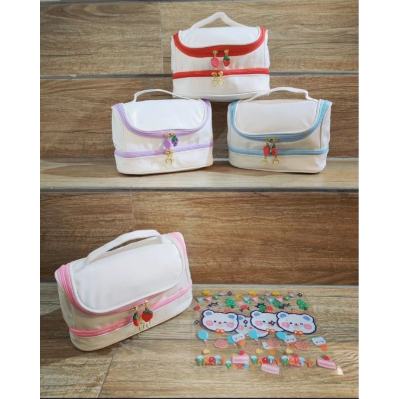 

Tempat Pensil Dompet Pensil Kotak Pensil Tempat Pensil Tas Tingkat Tempat Pensil Tas Dua Resleting Tempat Pensil Pouch