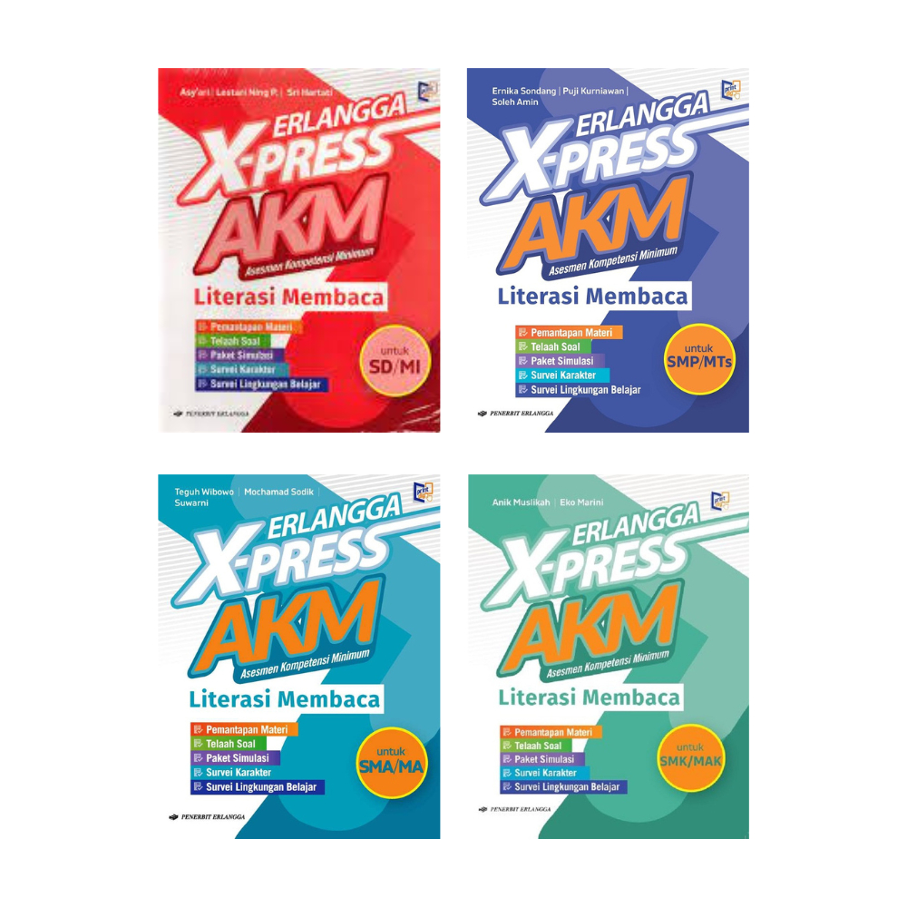 

Buku Erlangga X-Press Akm SD, SMP, SMA, SMK (Literasi Membaca) - Erlangga