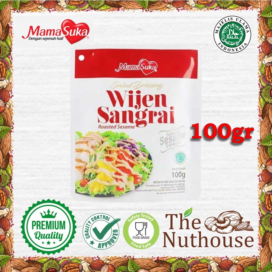 

MamaSuka Salad Dressing Roasted Sesame / Wijen Sangrai 100gr [HALAL]