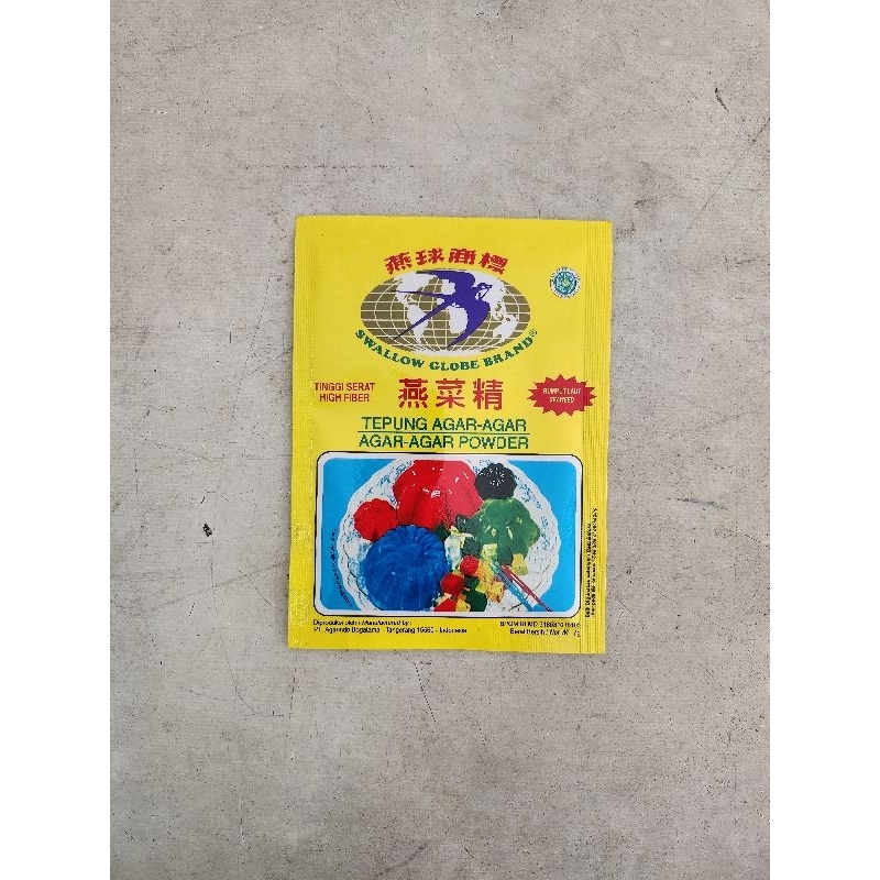 

Tepung Agar-Agar Swallow Globe Brand 7 gram