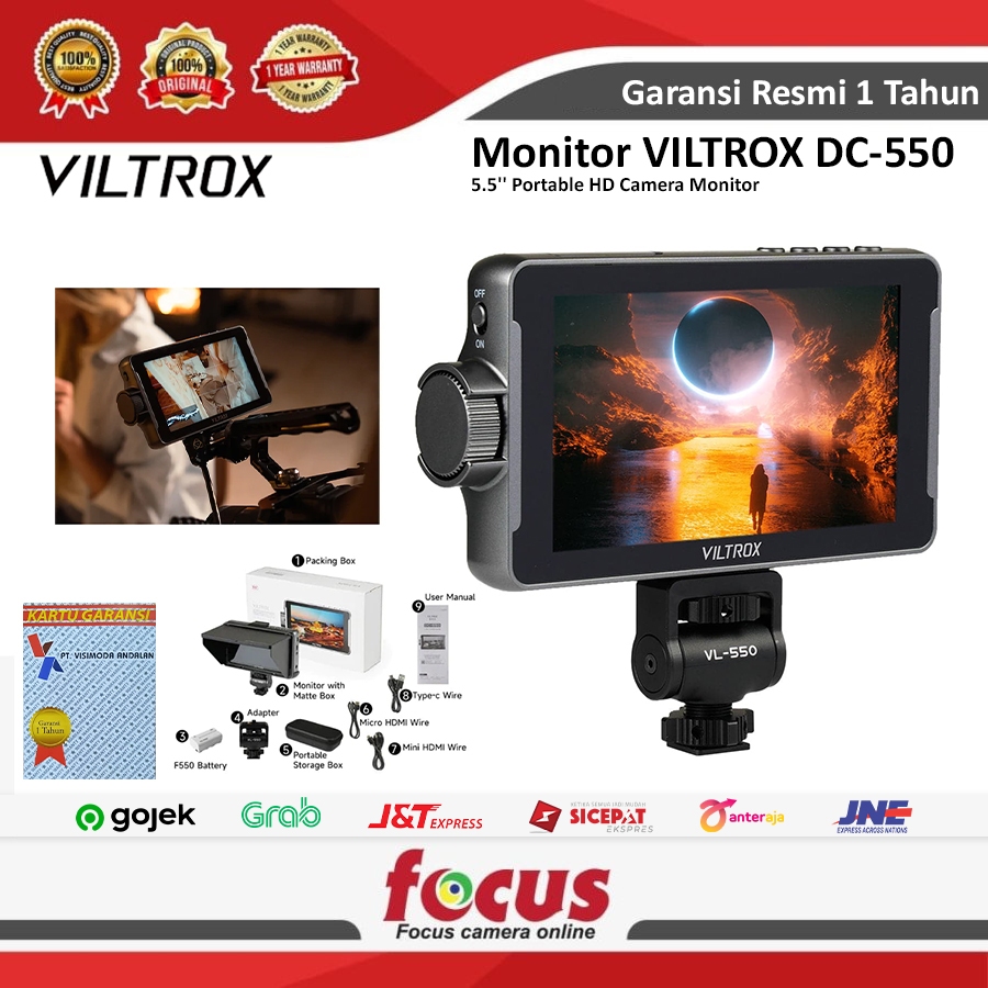 Monitor Viltrox DC-550 5.5'' Portable HD Camera Monitor