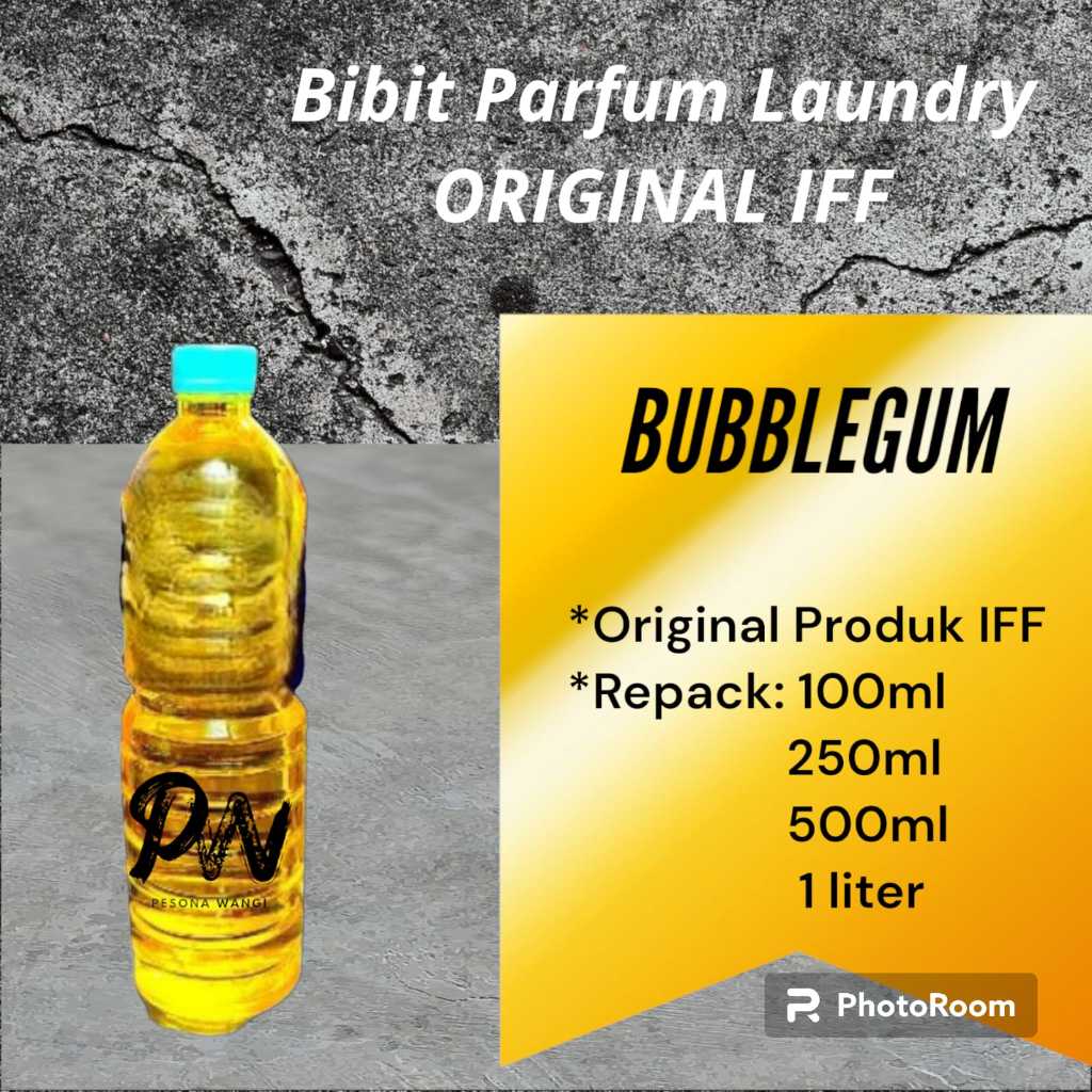 BIBIT PARFUM LAUNDRY BUBBLEGUM MURNI ORIGINAL MERK IFF AWET TAHAN LAMA