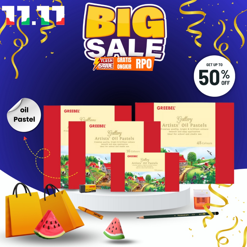 

12.12 Terlaris Crayon Krayon ARTIST OIL PASTEL 48,36,24,12 Warna Greebel tdk berdebu cerah utk Anak Sekolah/professional tdk beracun gas !!