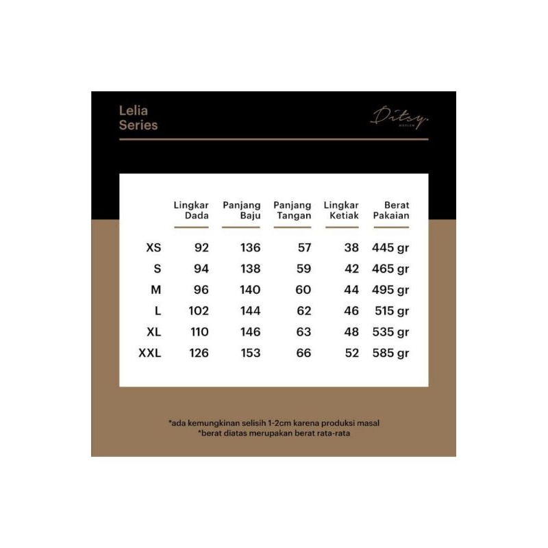 Lelia Ditsy Muslim warna Dark Emerald size S