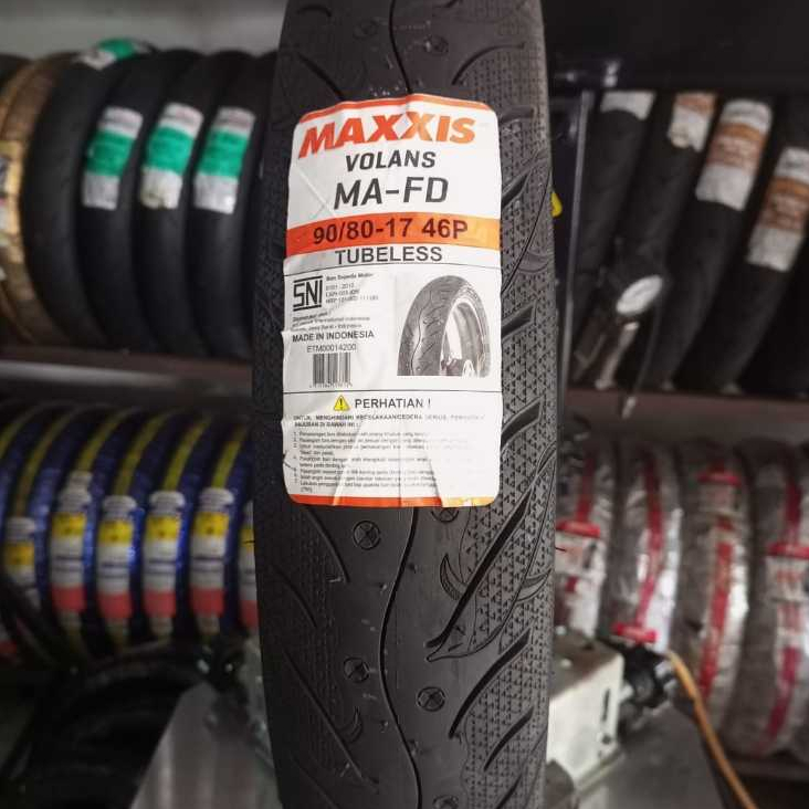 BAN LUAR MAXXIS VOLANS 90/80-17 TUBELESS