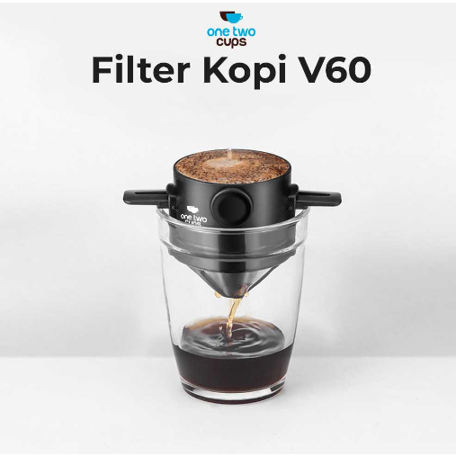 Filter Penyaring Kopi Portable Cone V60 Coffee Dripper