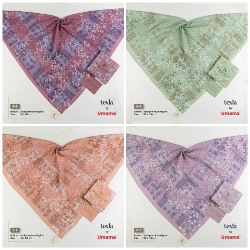 Texla Scarves by Umama Hijab Voal Premium Lasercut