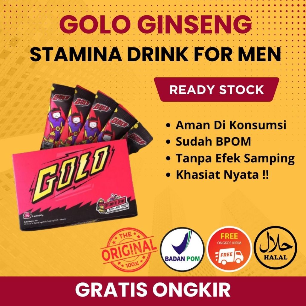 GOLO Ginseng Banana Meningkatkan Stamina Vitalitas Pria
