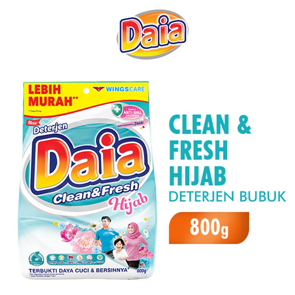 Daia clean&fresh hijab 800 gram