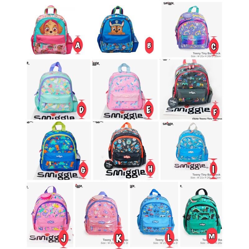 Tas Import cina smiggle