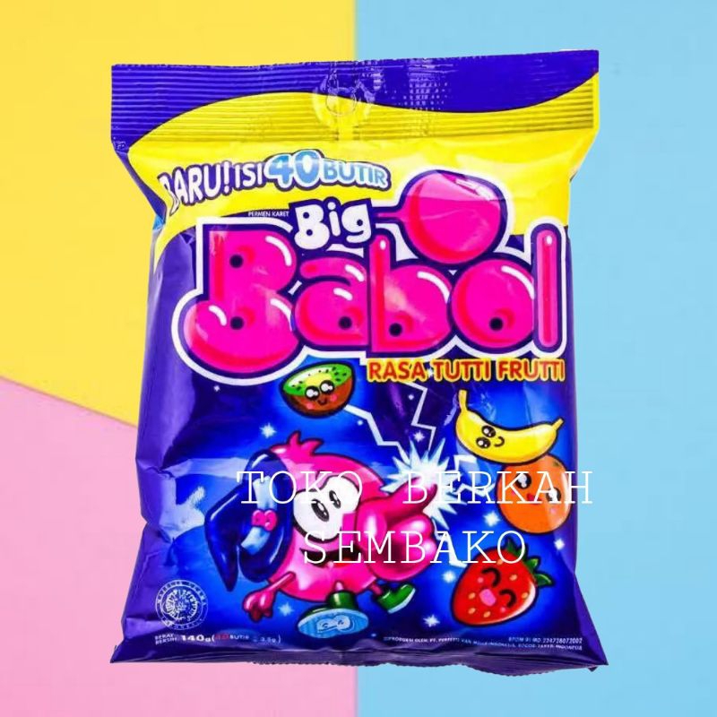 

Permen Karet BIG BABOL 132gr (isi40pcs) -1 BUNGKUS