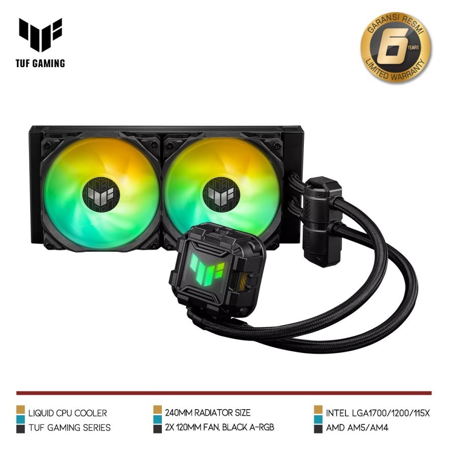 ASUS TUF Gaming LC II 240 ARGB 240mm - Liquid CPU Cooler