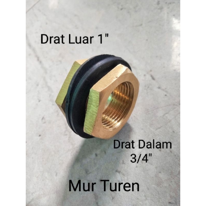 Mur Toren Mur Tandon Drat Toren Vlok shock Tangki Air Ring Verlop Bahan Kuningan
