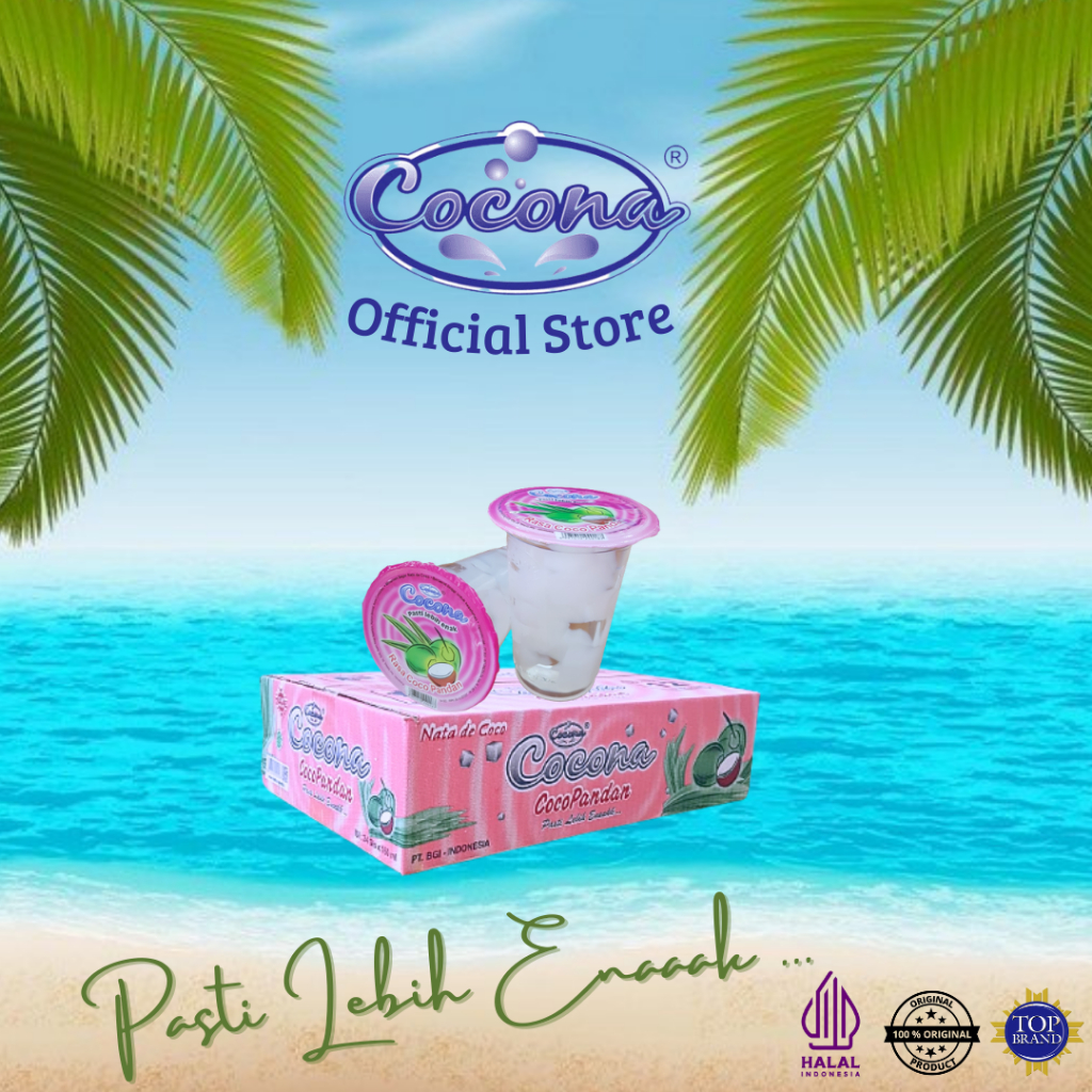 

Cocona Cocopandan 1 Dus (24 Cups X 160 Ml)