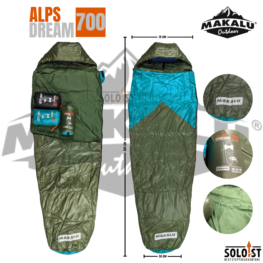 SOLOIST || Sleeping Bag Makalu Ultra Light | Sleeping Bag Makalu Alps Dream 700 | Sleeping Bag Mummy