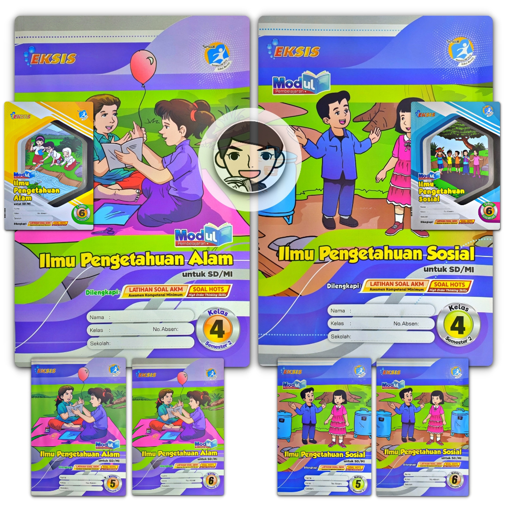 LKS IPA IPS SD/ MI KELAS 4 5 6 SEMESTER 2 K13 | EKS G1