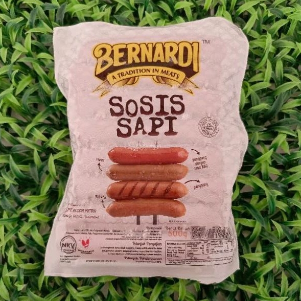 

Bernardi Sosis Sapi 10 cm (Premium) - Berat 500 Gr