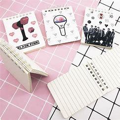 

Notebook Kpop Spiral Bebas Custom Cover dan Backcover