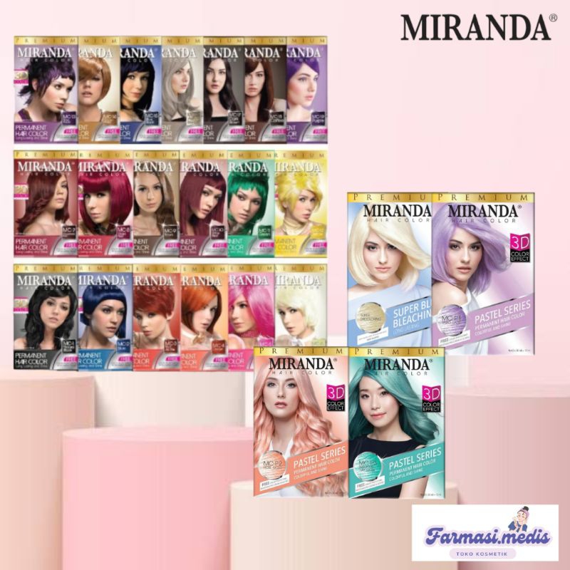 (COD) SEMIR MIRANDA | MIRANDA HAIR COLOR SERIES | WARNA PASTEL | PEWARNA RAMBUT