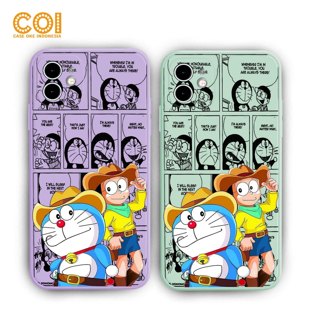 Case Vivo Y12 Y17 Y20 Y20S Y22 Y16 Y1S Y30 Y50 Y21S Y15S Y33 Y91 Y95 V15PRO T1 Doraemon Nobita Cute 
