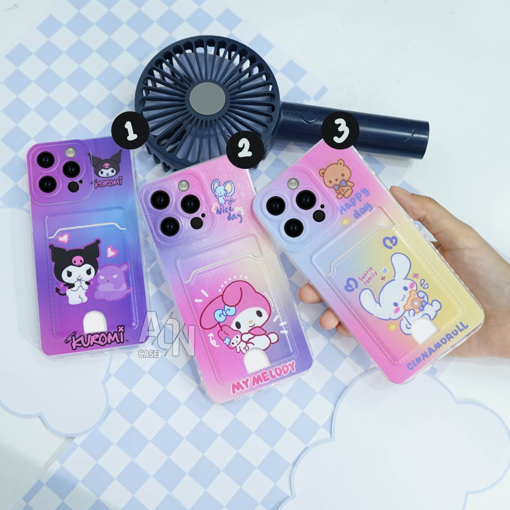 (SC-02) CASE SLOT CARD VIVO TRANSPARAN MOTIF FOR HPTERBARU VIVO Y17S V29 5G V27 5G V27E V25 V20 V21 