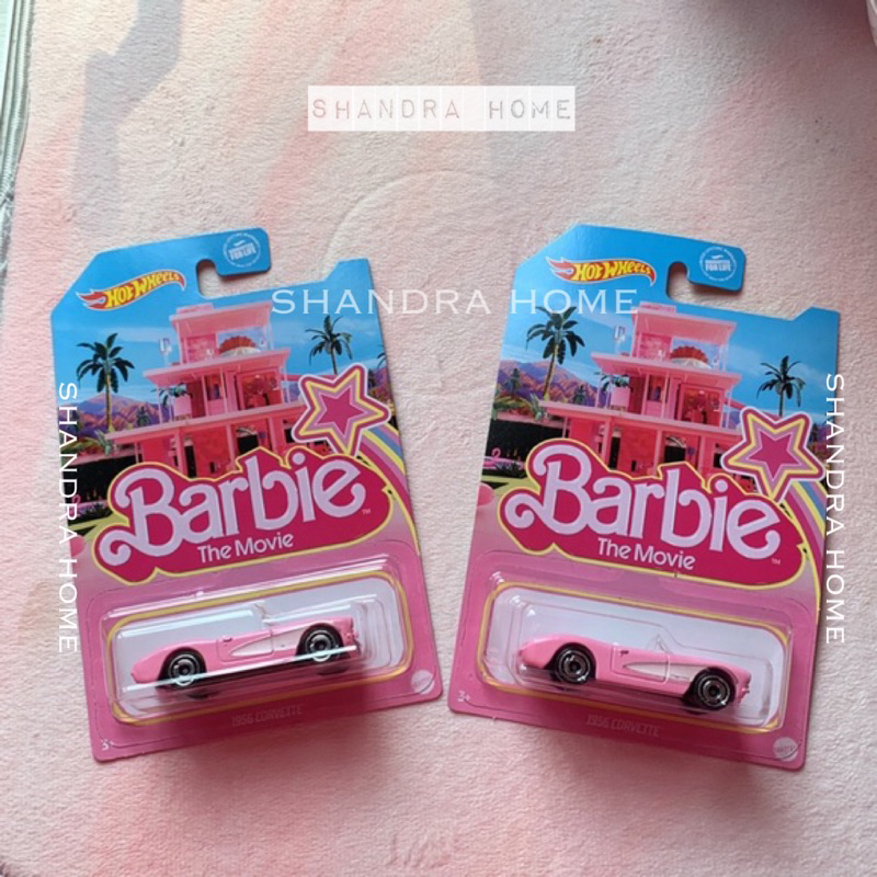 LIMITED EDITION HOT WHEELS 1956 CORVETTE / BARBIE THE MOVIE [ PINK ] Hot Wheels Barbie The Movie Spe