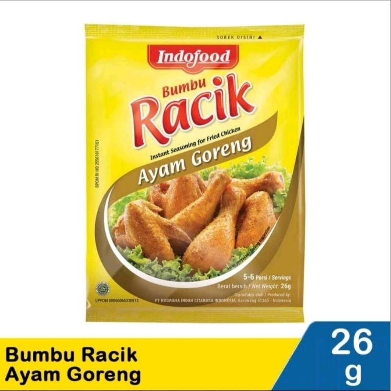 

Bumbu Racik Ayam Goreng 1 Renceng isi 10 Sachet