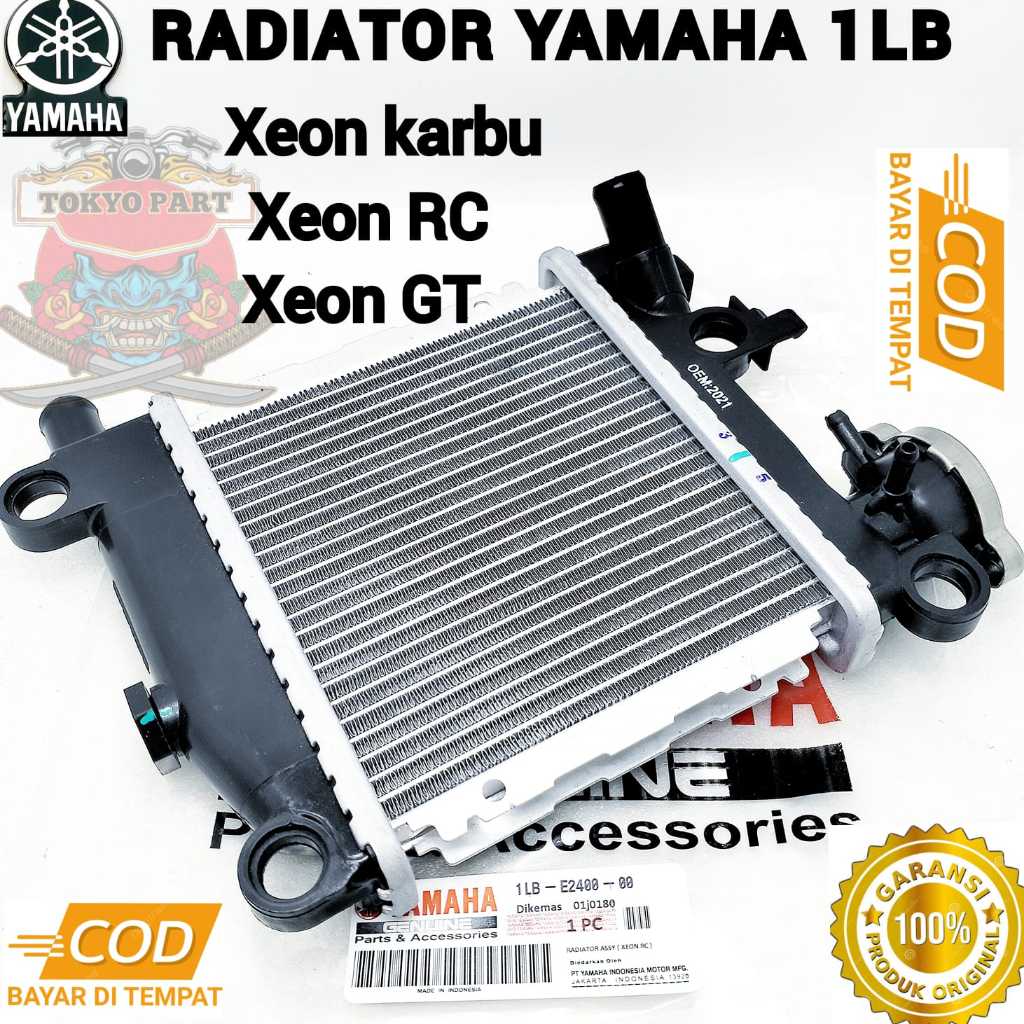 RADIATOR YAMAHA 44D KUALITAS ASLI ORIGINAL YAMAHA PRESISI ANTI BOCOR, AIR RADIATOR LANCAR, MESIN TID
