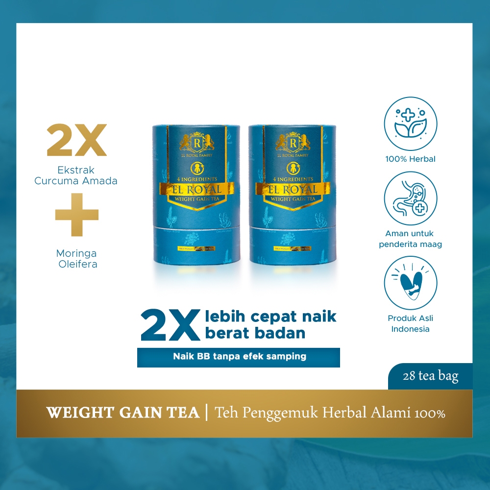 

El Royal Weight Gain Tea - Teh Penggemuk 2Pcs