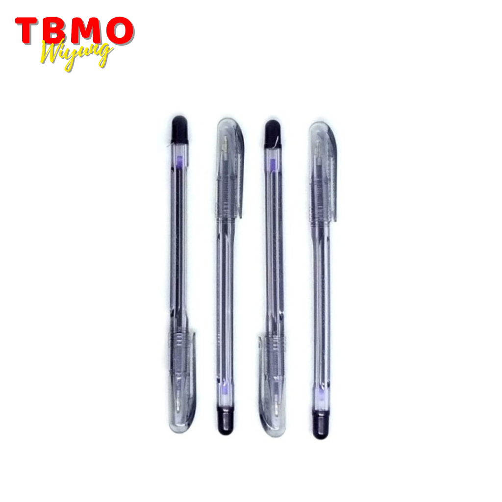 

( 1 Pcs ) TBMO Bolpen / Pulpen Snowman V1 Hitam Per pcs