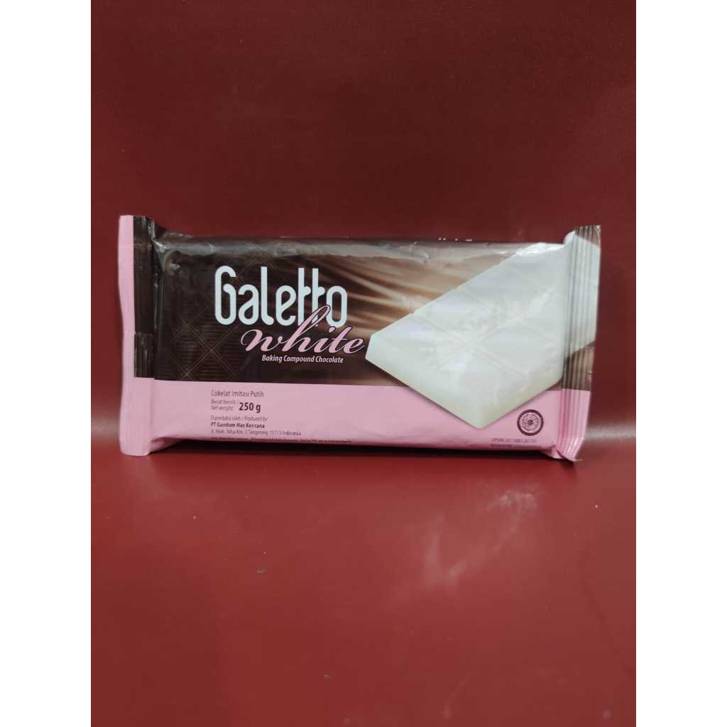 

Coklat Batang Galetto White 250gr - Coklat Batang Leleh Putih