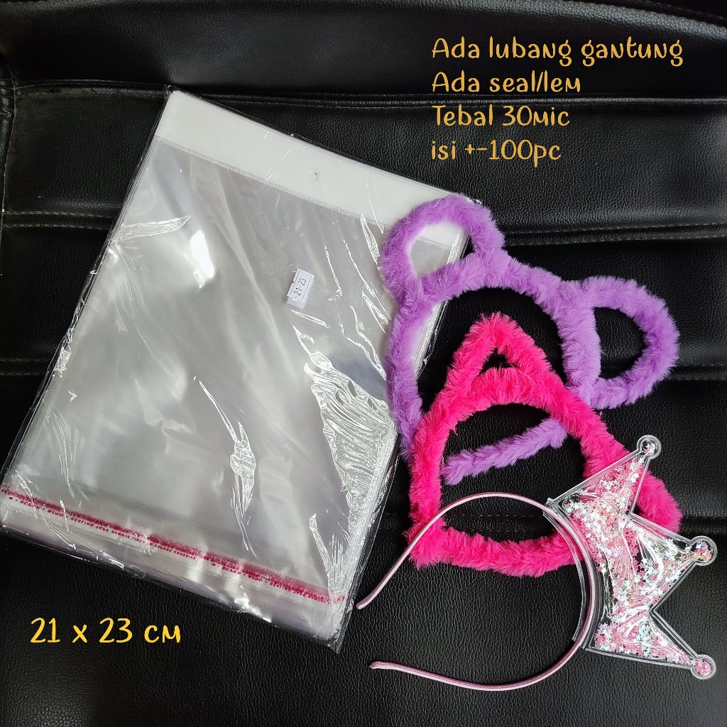 

Plastik Display 100pc 21x23 / Plastik gantung plastik aksesoris plastik bando besar plastik baju plastik kipas