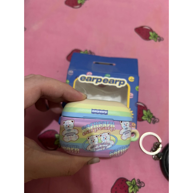 earpearp airpods pro case jaemin nct dream rainbow teddy bear haechan jeno mark lee jisung renjun ch