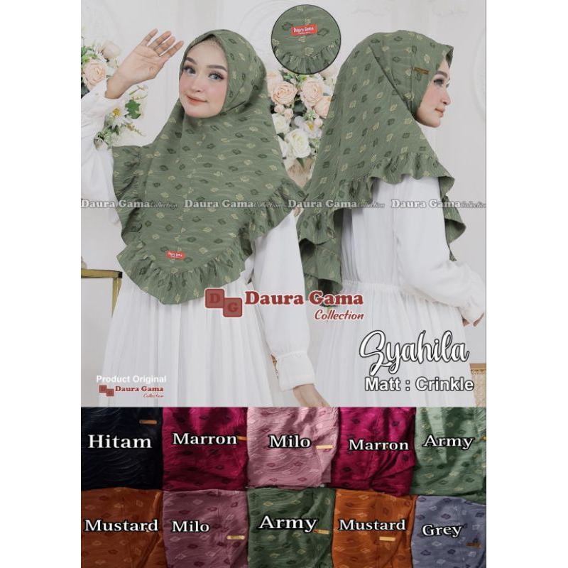 Hijab instan Syahila dauragama jilbab instan syahila original by dauragama hijab dauragama jlbab dau