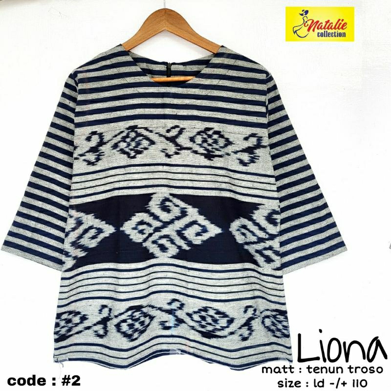 liona blouse by natalie || tenun troso ld110